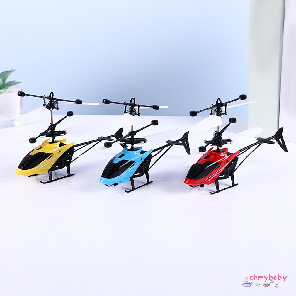 [OMB] Bay Mini Hướng Dẫn Máy Điều Khiển Từ Xa Trực Thăng Trẻ Em Nhựa Đèn Nhấp Nháy Đỏ Đồ Chơi [Z/16]