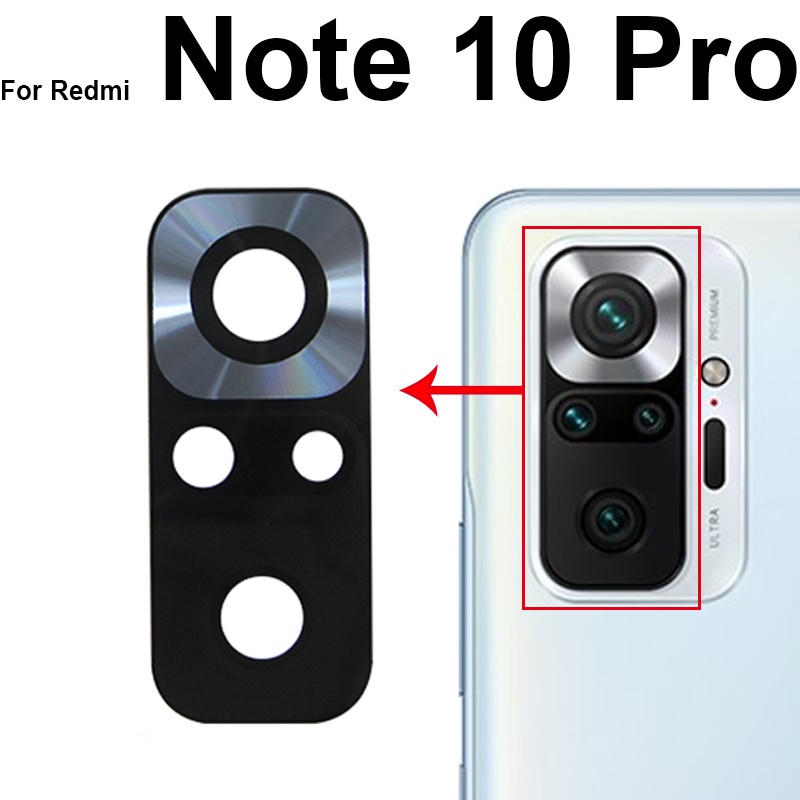 Thấu Kính Camera Sau Chính Kèm Miếng Dán Thay Thế Chuyên Dụng Dành Cho Xiaomi Redmi 10 Note 10 Pro Max Note 10S 10T 10 5G