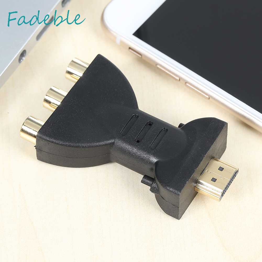 Cáp ChuyểN ĐổI Âm Thanh / Video HDMI Mạ VàNg Sang 3 RGB RCA