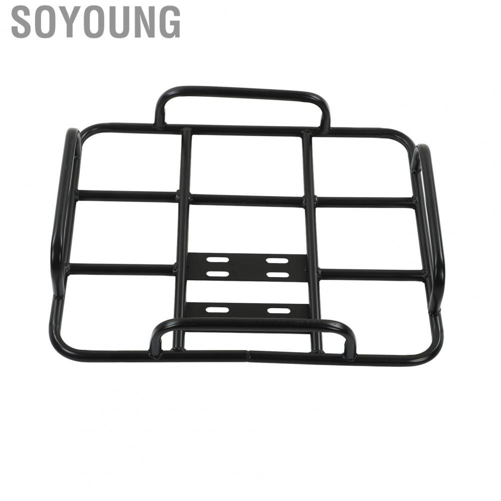 Soyoung Delivery Box Rack Rear Grille 80kg Loading Seamless Steel Tube Universal for Motorcycle Electric Bicycle