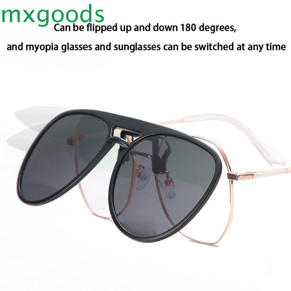 Kính Mát Siêu Nhẹ Chống Tia UV Dạng Kẹp Đơn Giản Thời Trang Cho Nam Và Nữ