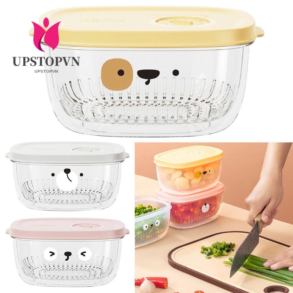 Hộp Đựng Thực Phẩm Sức Chứa Lớn Tiết Kiệm Không Gian Cho Tủ Lạnh