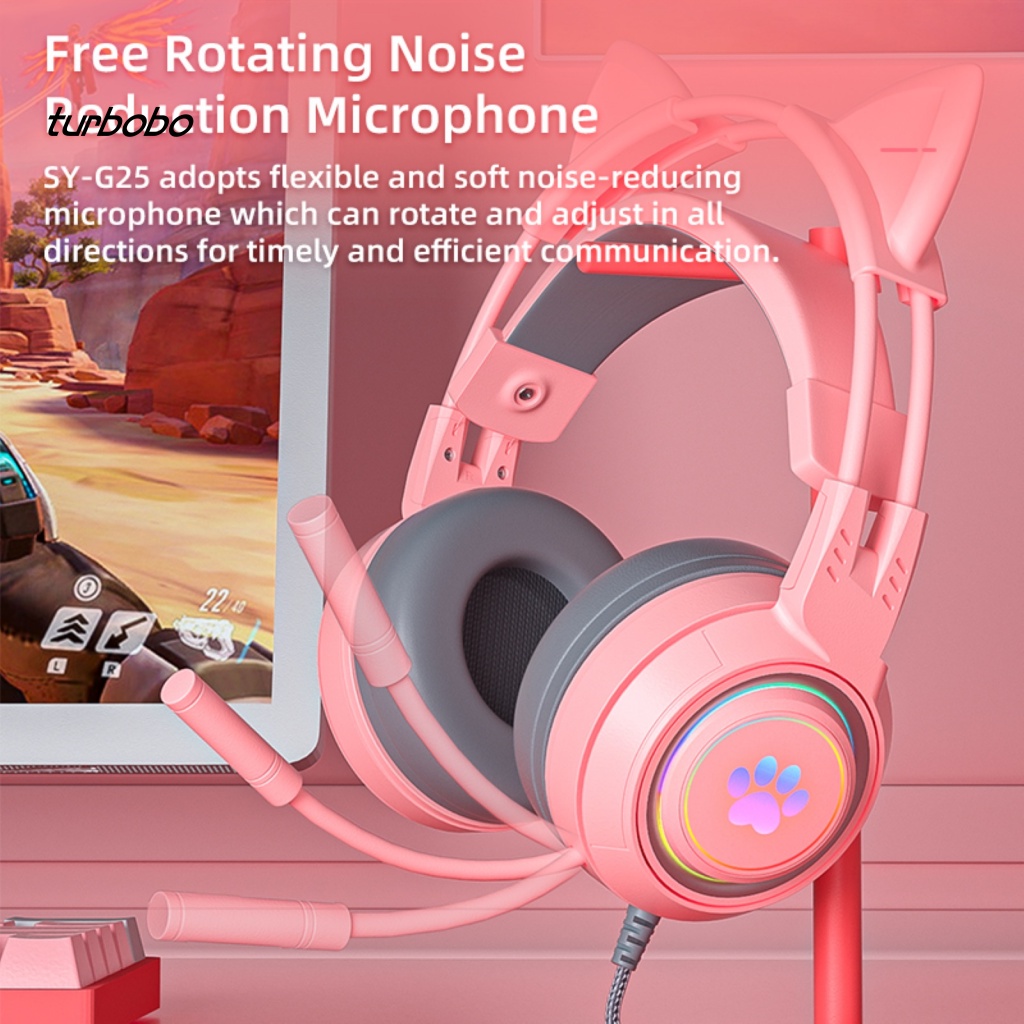 Tai Nghe Chơi Game Có Dây Chống Ồn SY-G25 Giắc Cắm 3.5mm Dành Cho Laptop