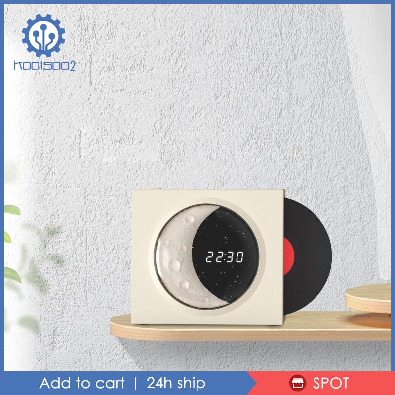 Loa Bluetooth Vinyl Koolsoo2 Kèm Đồng Hồ Cho Gia Đình / Văn Phòng / Tiệc Tùng