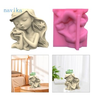 Khuôn làm chậu hoa / đĩa handmade độc đáo trang trí nhà cửa diy