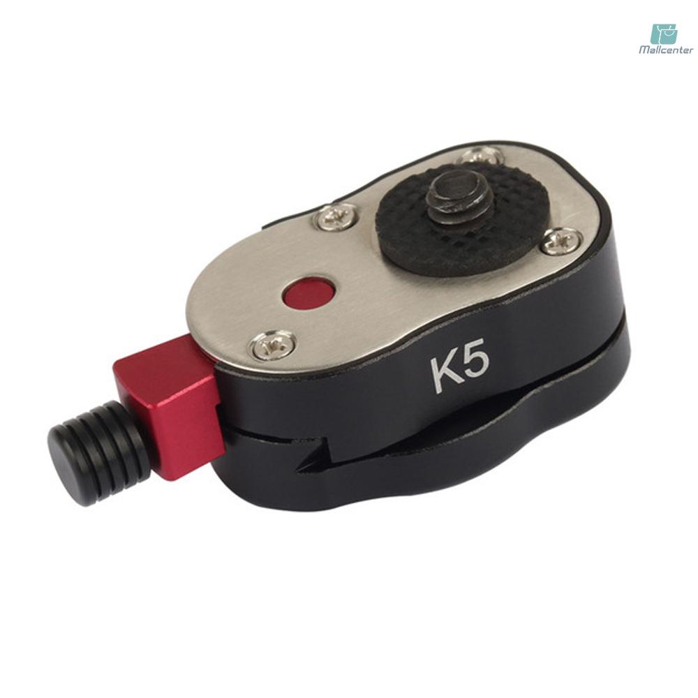 Mini Quick Release Plate With 3/8 Inch Screw Hole and &amp; 1/4 Inch Screw for Monitors DSLR Cameras &amp; Other Cameras