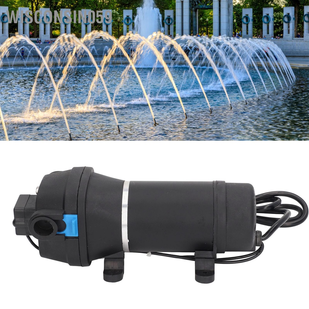 Wisconsin059 Bơm màng siêu nhỏ Áp suất nâng cao Tự mồi 3.3GPM 35PSI 132W Phích cắm AU AC230V