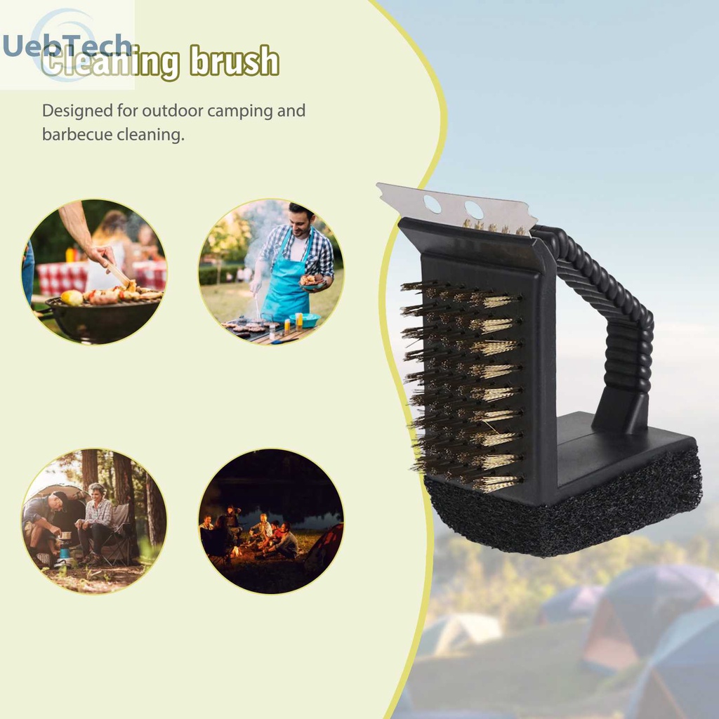 Dụng Cụ Vệ Sinh Vỉ Nướng 3 Trong 1 Tiện Lợi