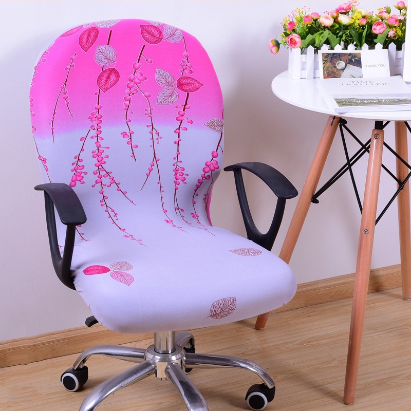 Removable Office Computer Swivel Chair Seat Cover Case Antimacassar Spandex