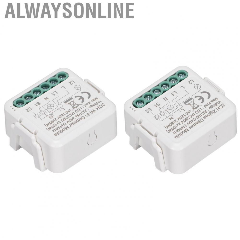 Alwaysonline Intelligent Switch Module  Safe East To Install Smart Convenient for Electrical Appliances Home
