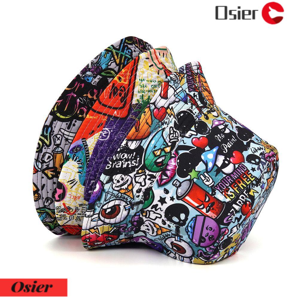 Nón Bucket 1 Mặt In Họa Tiết Thú Vật / Chữ Cái Dùng Khi Đi Câu Cá Ngoài Trời