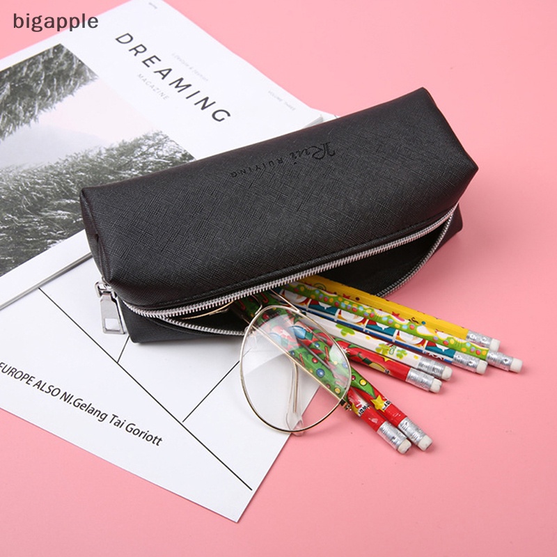 Bóp Viết Giả Da Màu Đen Sức Chứa Lớn Tiện Lợi Cho Nữ