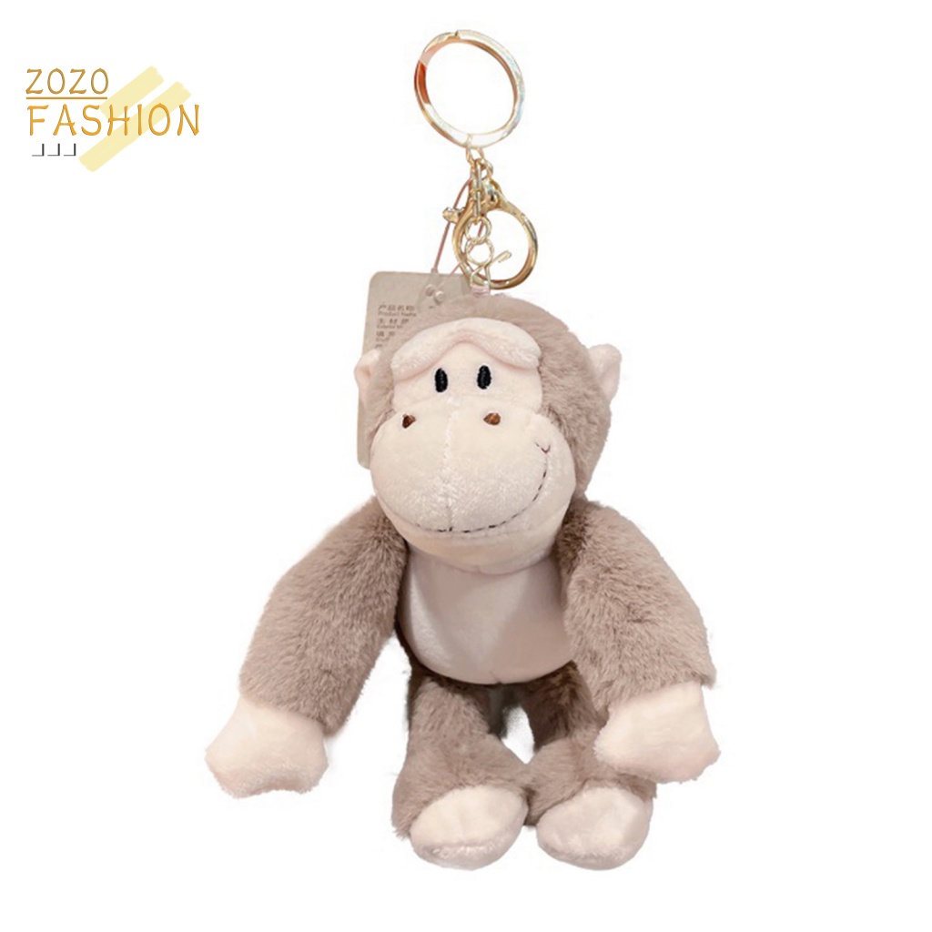 Móc Khóa Hình Khỉ Nhồi Bông Dễ Thương