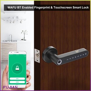 Spherical Smart Lock Fingerprint Door Wireless Password Handle App Unlock Keyless Entry [B/10]