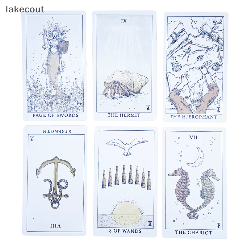 Bộ Bài Tarot Fate Divination 12 * 7CM