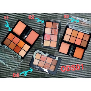 Set phấn mắt và má hồng odbo for eye & blush ods01- odbo phấn thái lan