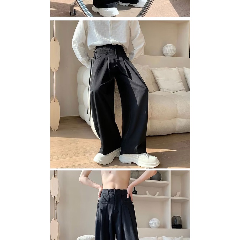 Quần Dài Ống Đứng Màu Trơn Thời Trang Nam Trẻ Trung