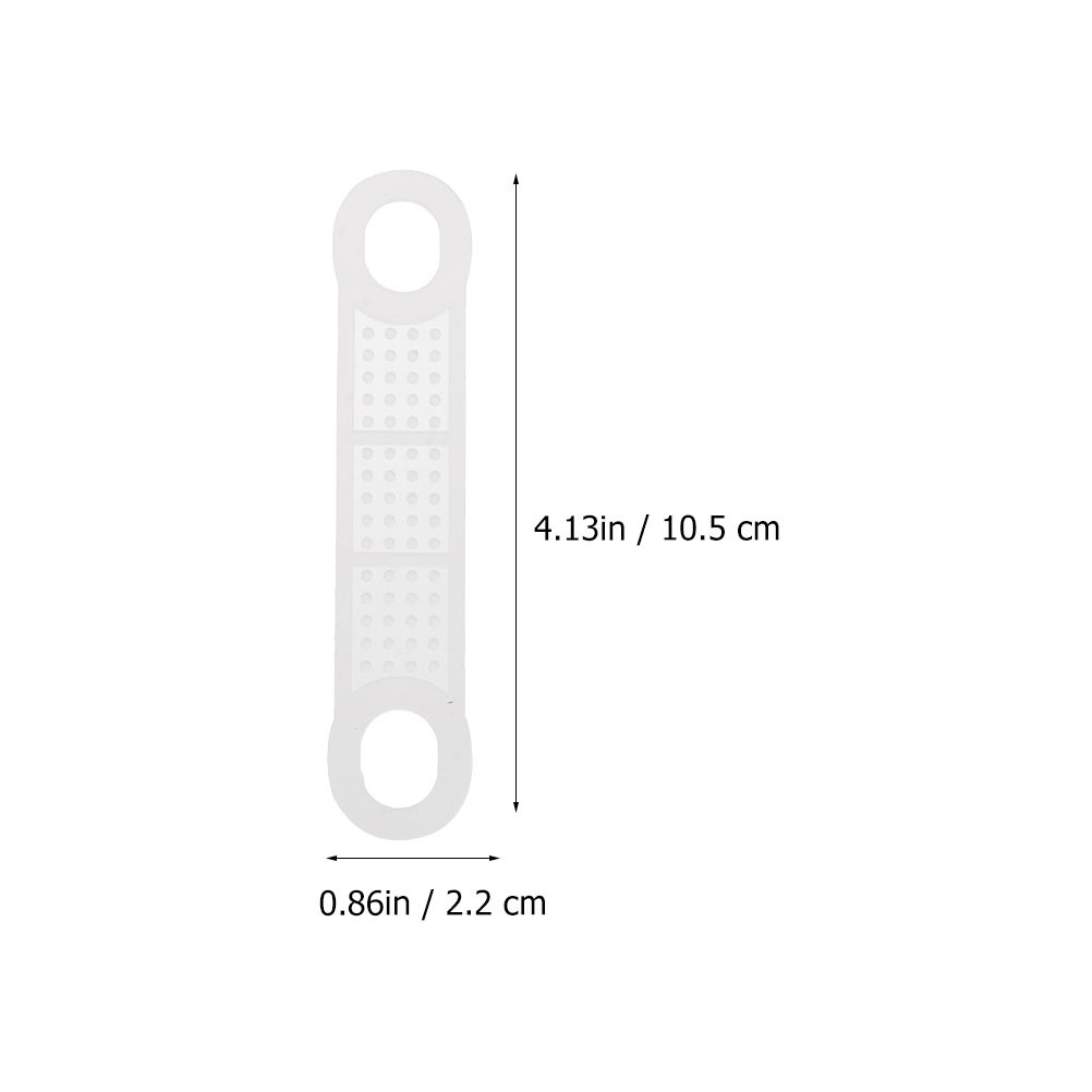 Set 60 Miếng Dán Cao Su Trong Suốt Chống Kẹp Quần Áo 10.5x2.2cm