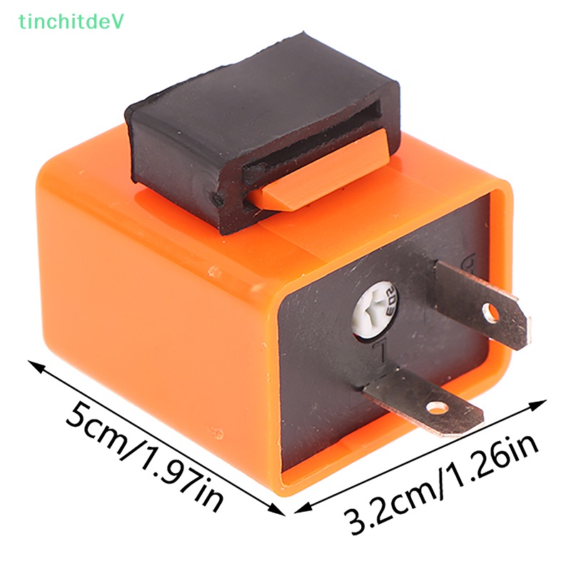 [TinchitdeV] 1 Rơ Le Nhấp Nháy Đèn LED 2 Chấu 12V Có Thể Điều Chỉnh Tần Số