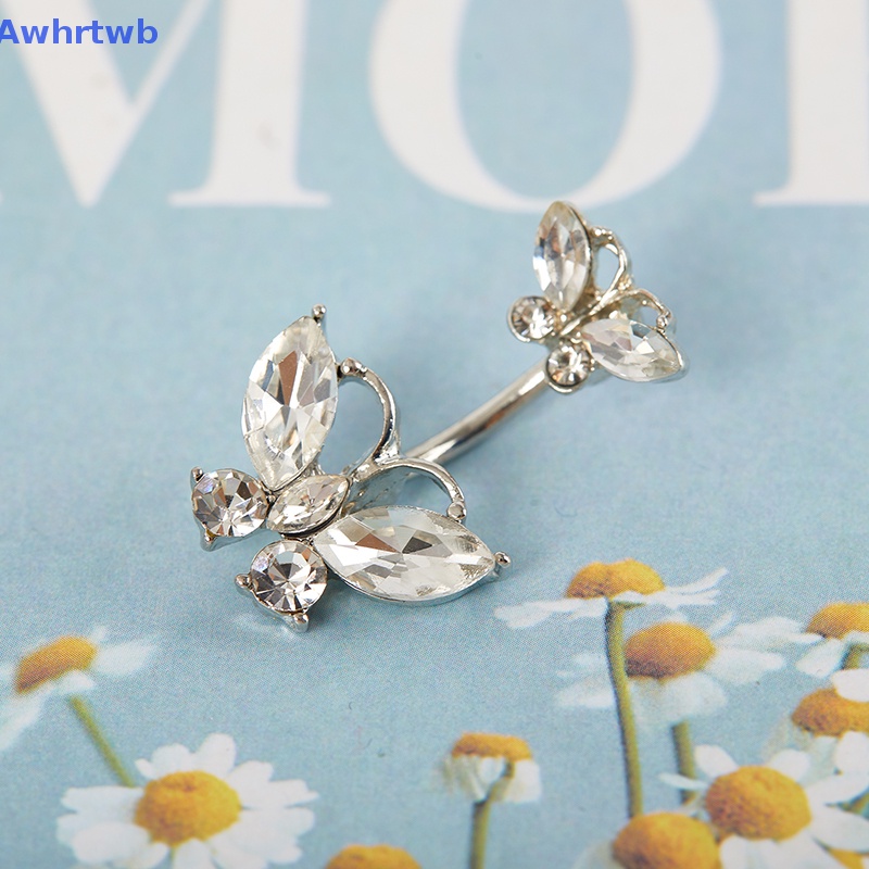 Khuyên Rốn Hình Bướm Đính Đá Xinh Xắn Thời Trang Cho Nữ Mới