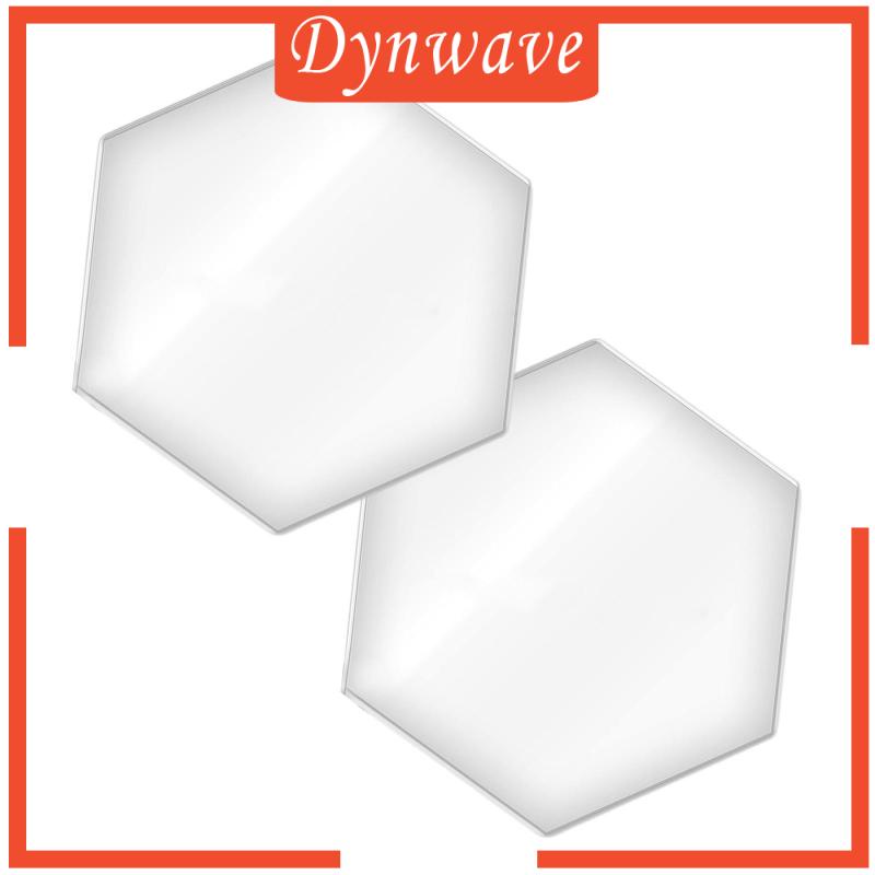 Set 2 Đĩa Làm Mịn Trang Trí Bánh Kem Bằng Acrylic Trong Suốt Tiện Lợi