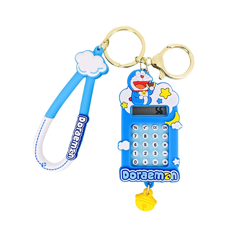 Móc Khóa Xe Hơi Hình Doraemon Xinh Xắn