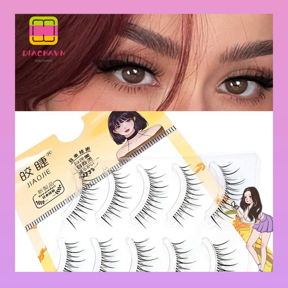 Set 5 Cặp Lông Mi Giả Trong Suốt Siêu Mịn Tự Nhiên