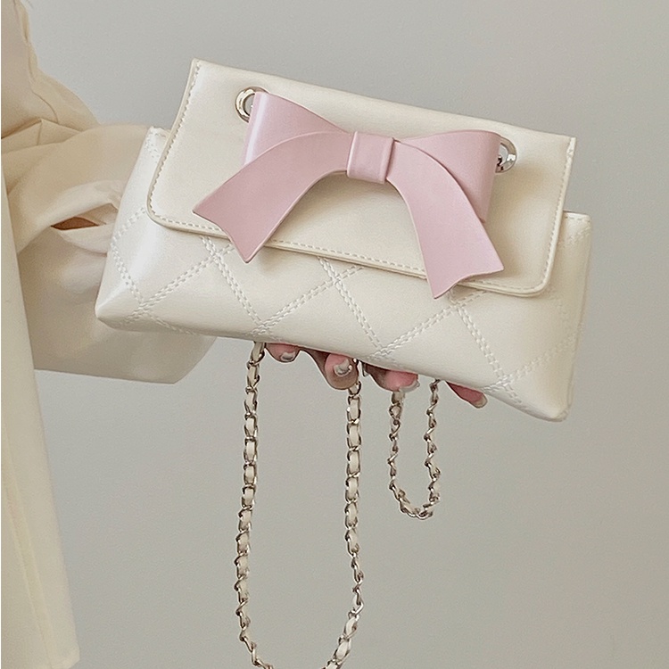 Túi Đeo Chéo Mini Đính Nơ Dễ Thương Thời Trang