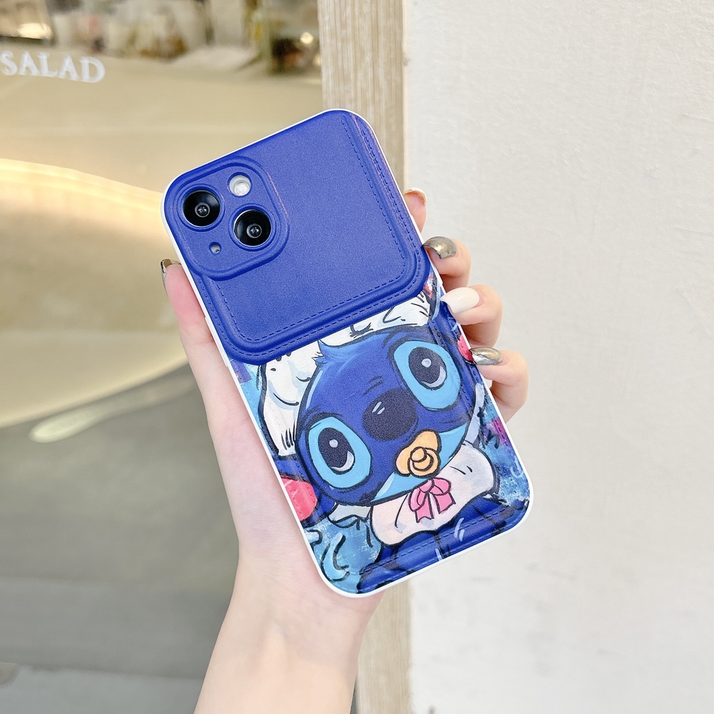 Ốp Điện Thoại tpu Dẻo Họa Tiết Hoạt Hình Stitch Đơn Giản Chống Rơi Cho iPhone 14 13 12 11 PRO MAX