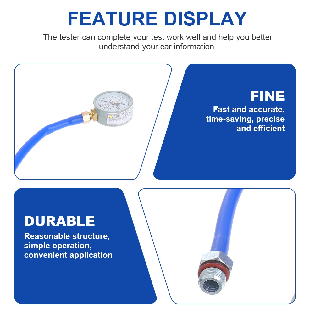 Thiết Bị Kiểm Tra Áp Suất Nhiên Liệu Động Cơ Tự Làm Lưng