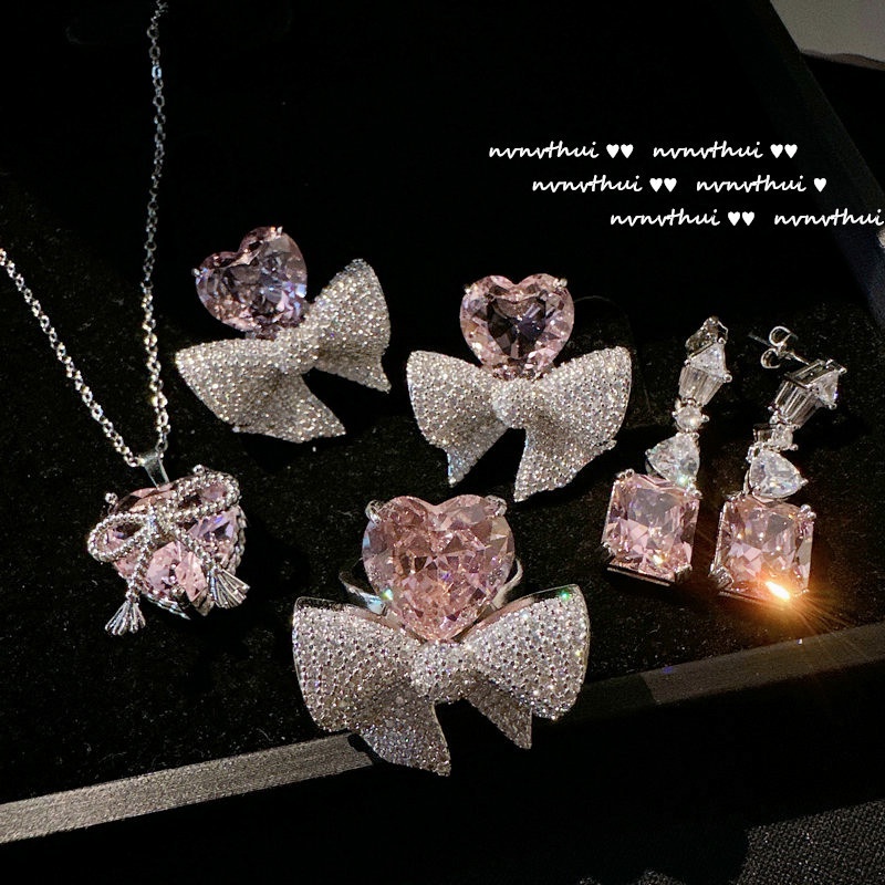 Bông Tai Mạ VàNg 18K HìNh Nơ Xinh XắN