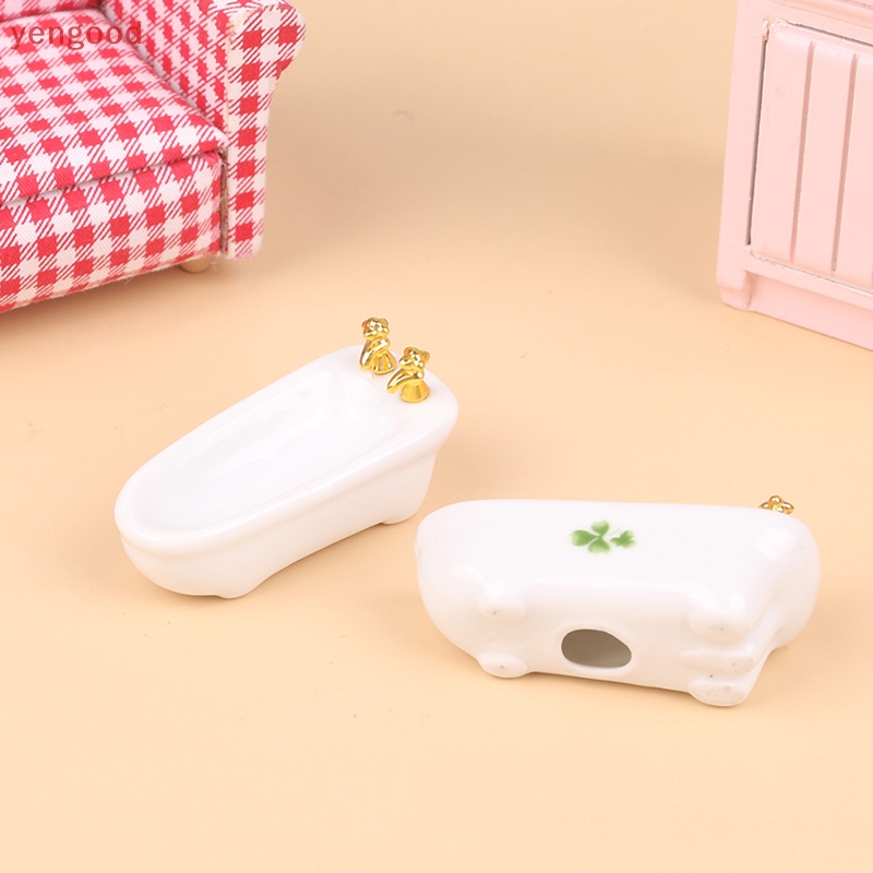 1 Bộ Mô Hình Bồn Tắm 1: 12 Độc Đáo Trang Trí Nhà Búp Bê