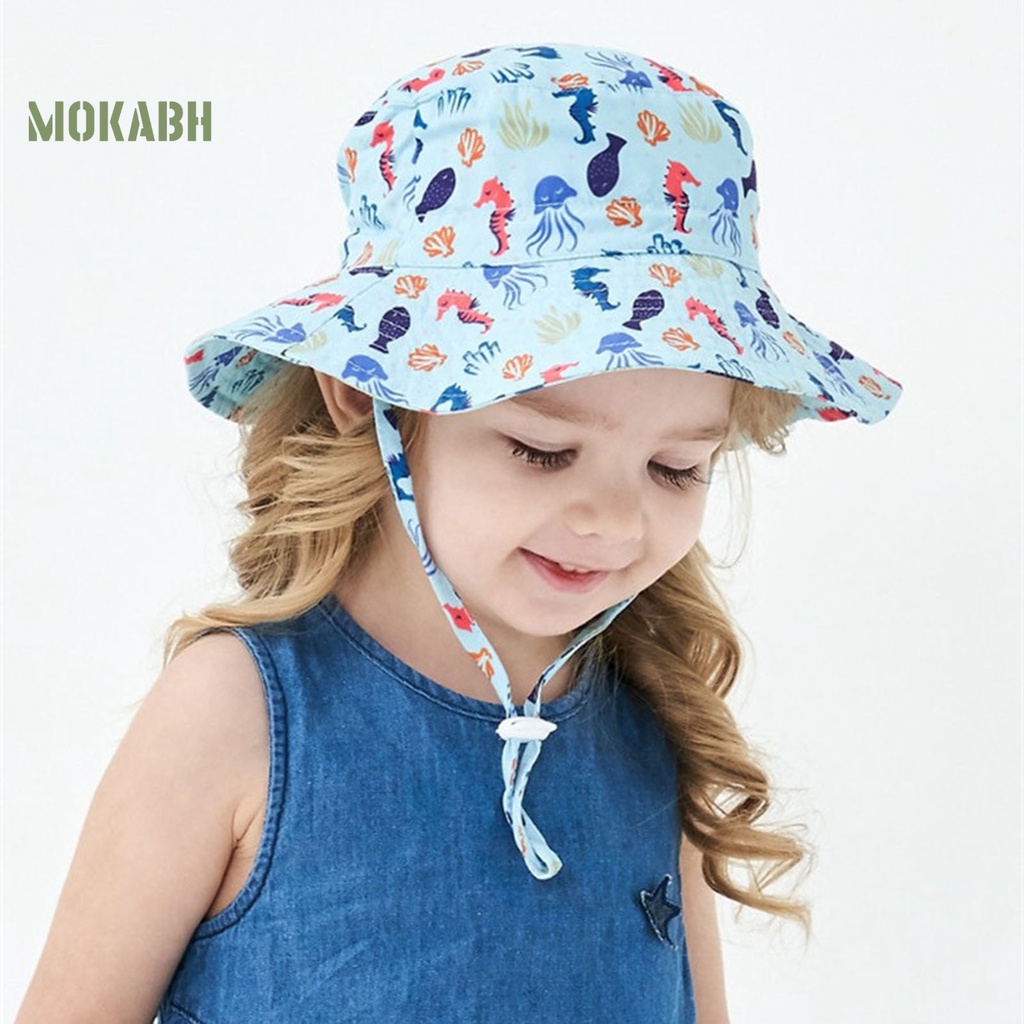 Nón Tai Bèo Chống Nắng Họa Tiết Động Vật Thân Thiện Với Làn Da Dành Cho Trẻ Em