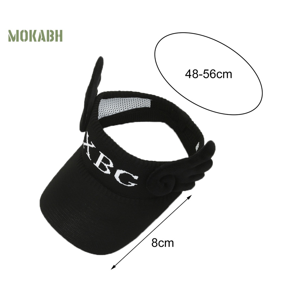 Mũ Lưỡi Trai Dệt Kim Hở Chóp Thoáng Khí Thời Trang Mùa Hè