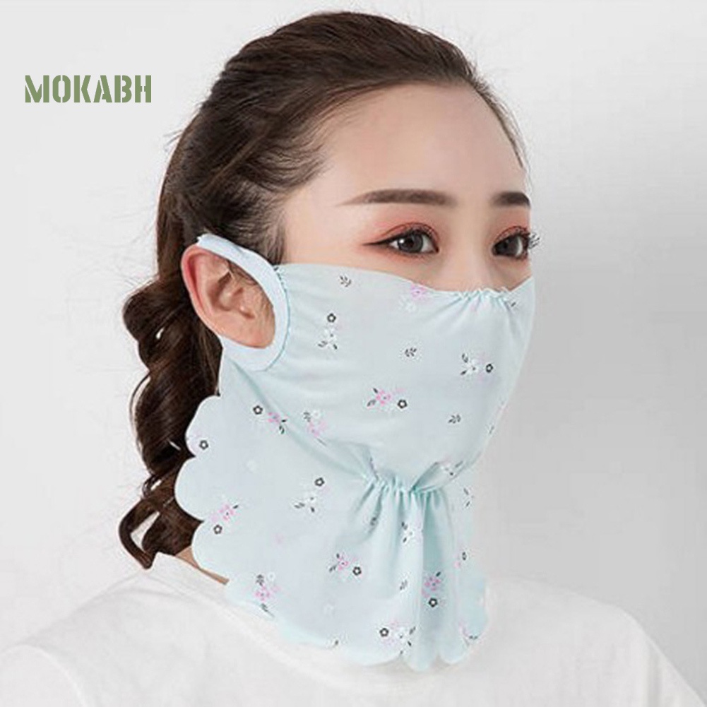 Bộ 5 Khăn Choàng Cổ Chống Tia UV Họa Tiết Hoa Thời Trang Xuân Hè Dành Cho Nữ