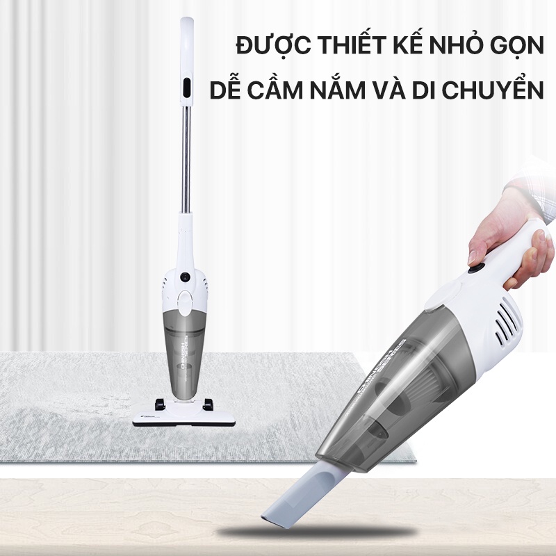 Máy hút bụi cầm tay Deerma DX118C 3in1 đa năng 15000Pa chính hãng - Bảo hành 12 tháng