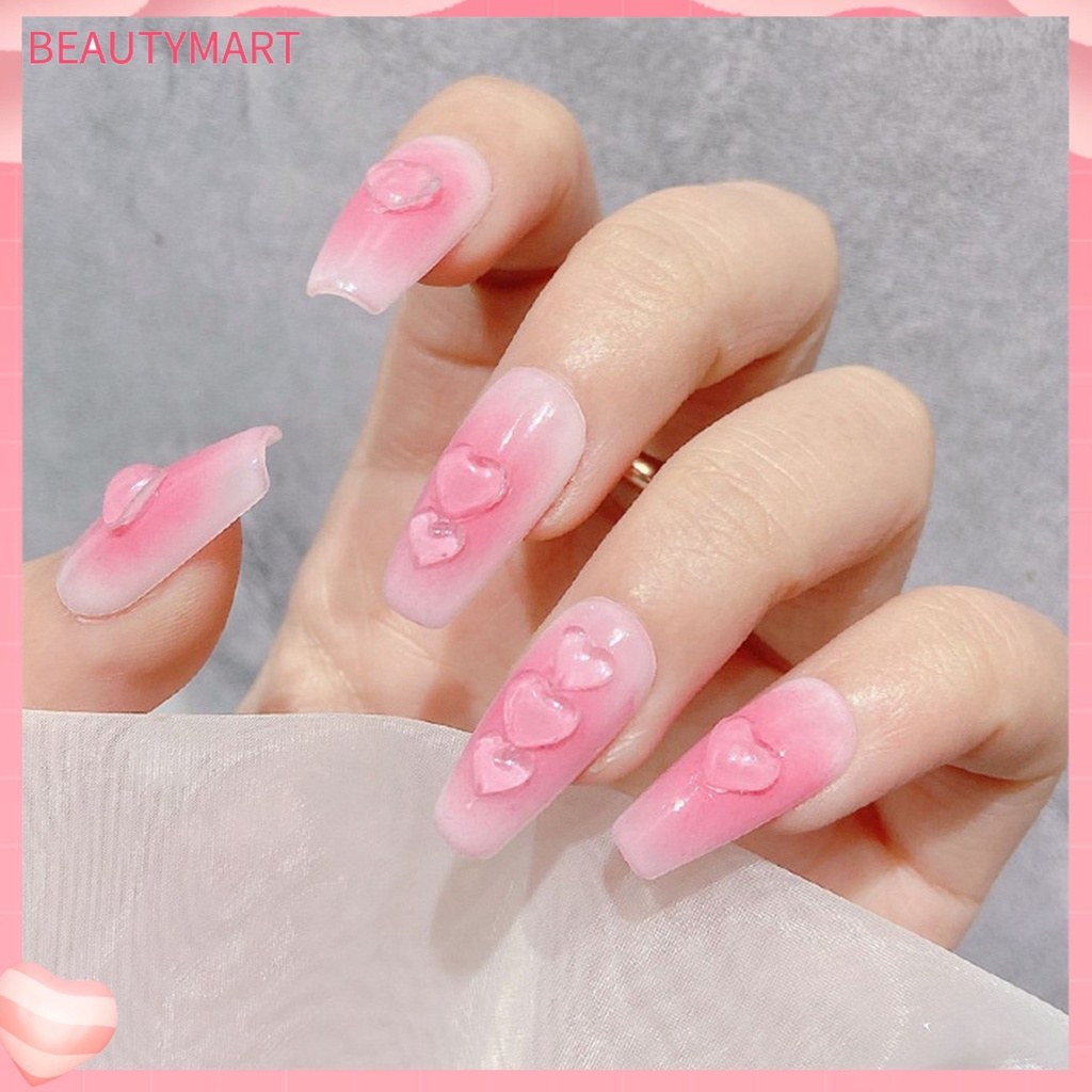 Bộ 100 Phụ Kiện Trang Trí Móng Tay 3D Xinh Xắn Ốp