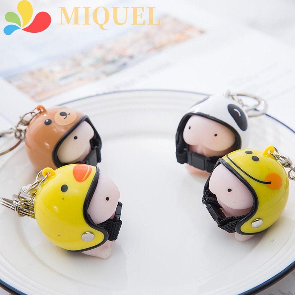 Mochi Mềm Hình Nhân Vật Hoạt Hình Đội Mũ Bảo Hiểm Dễ Thương