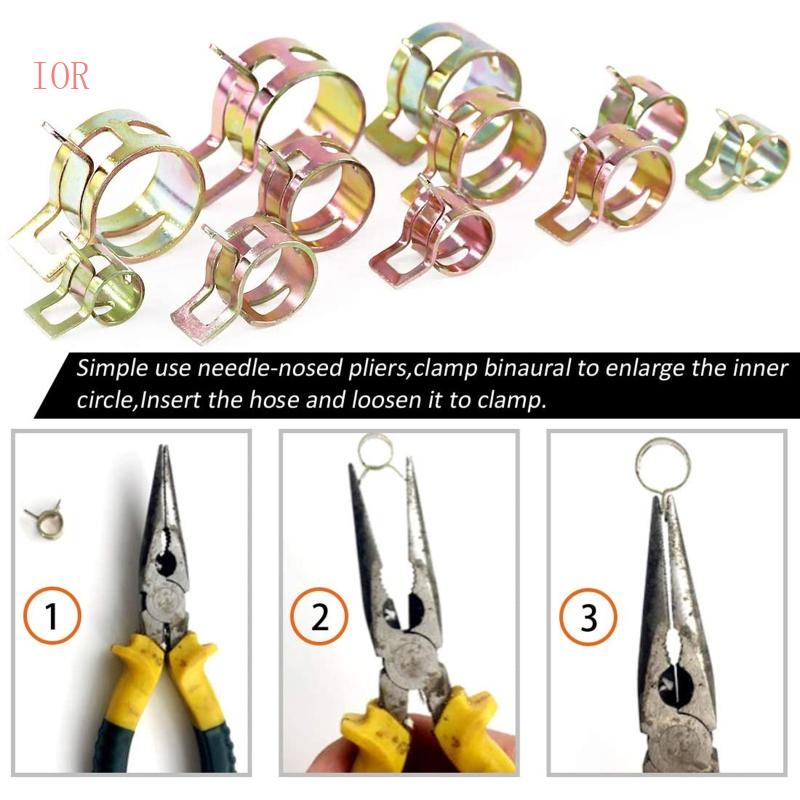 Bộ 10 Kẹp Lò Xo Dẫn Nhiên Liệu Áp Suất Thấp