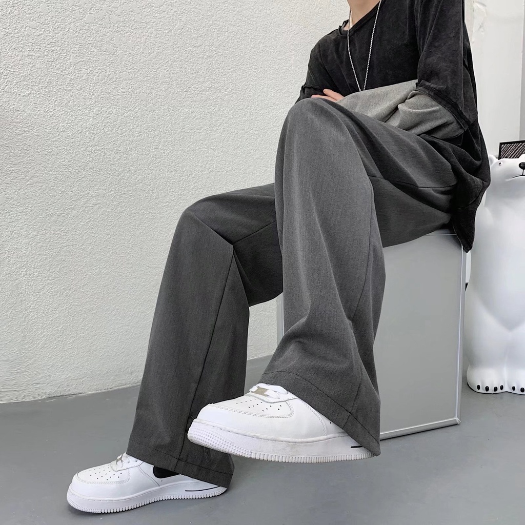 Quần Dài Dáng Suông Phong Cách Thời Trang Hàn Quốc Cho Nam Giới
