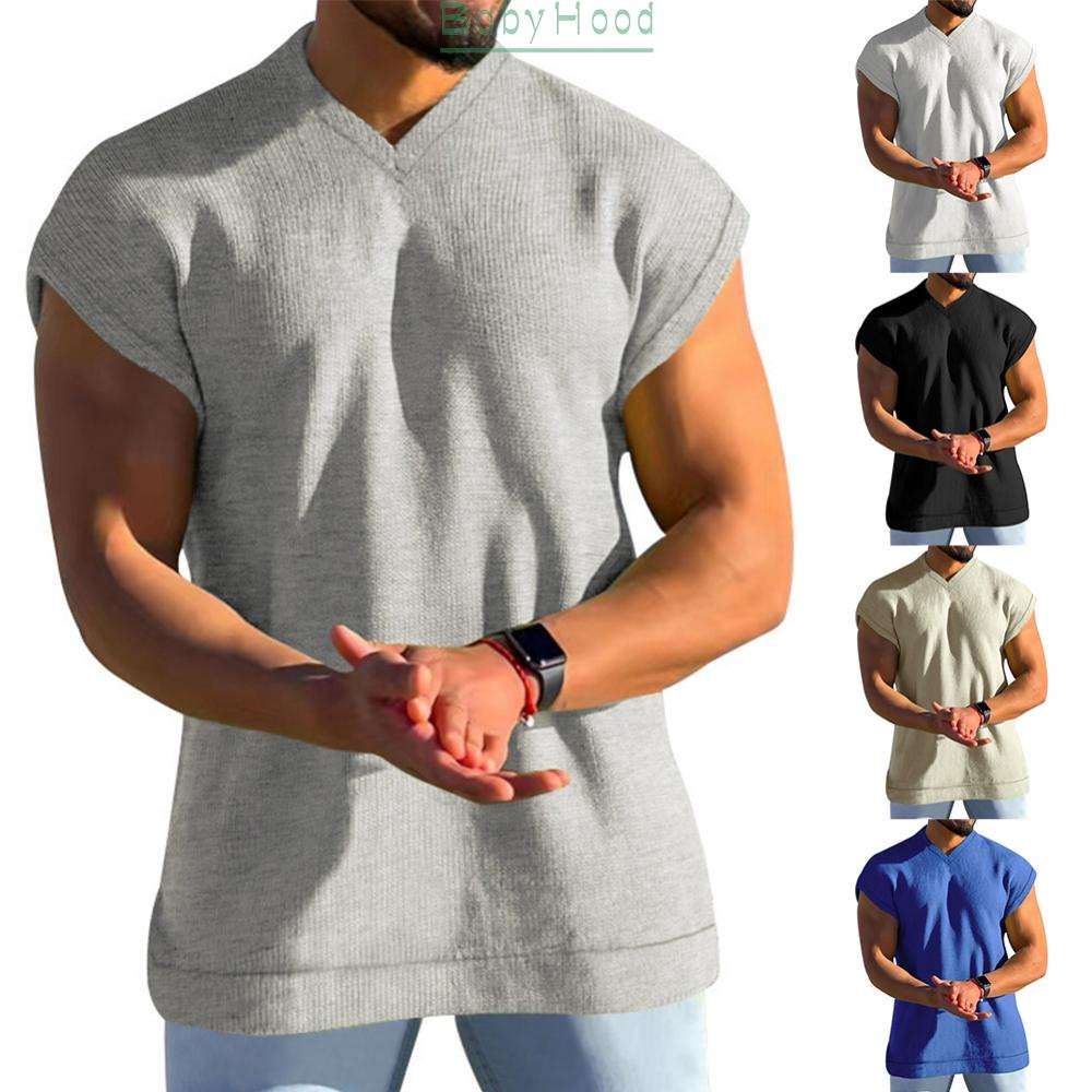 Gentlemen Male Mens Tops Gym Muscle Polyester Regular Shirt Sleeveless#BBHOOD
