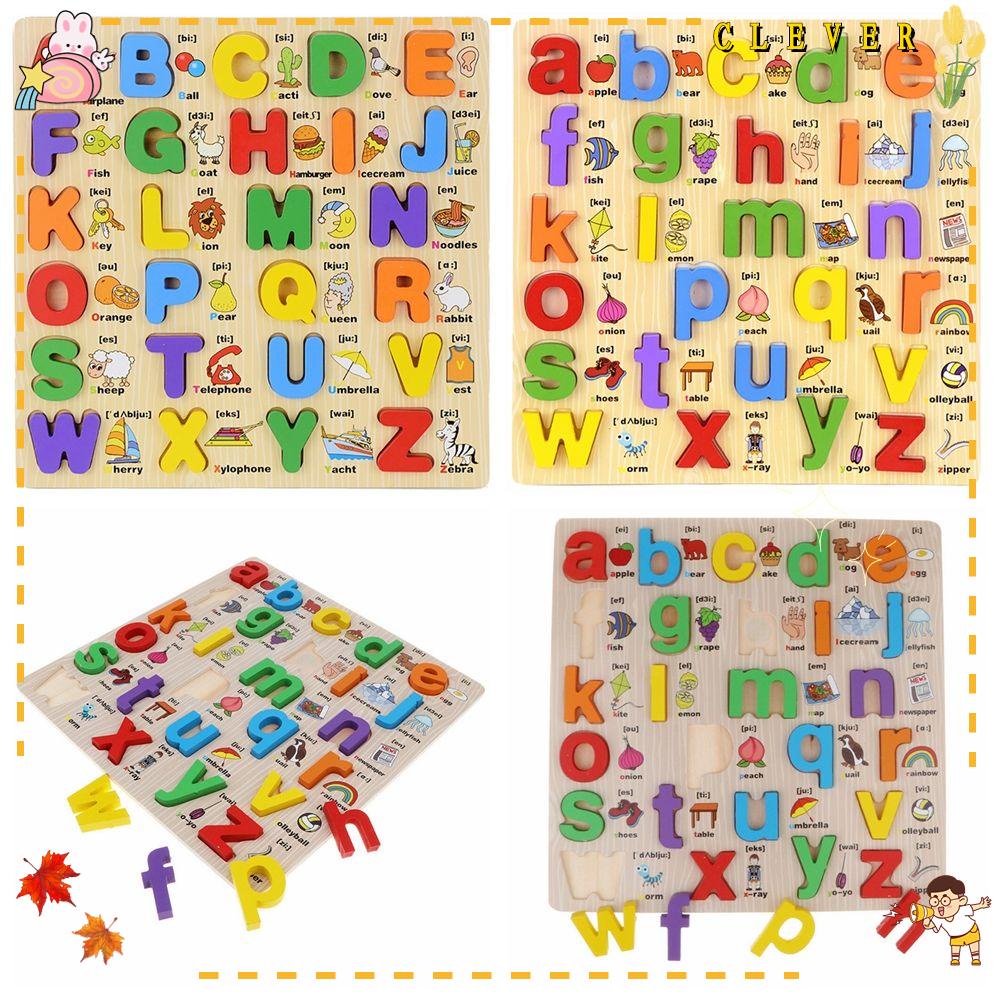 Bộ Đồ Chơi Xếp Hình Chữ Cái Bằng Gỗ Theo Phương Pháp Montessori