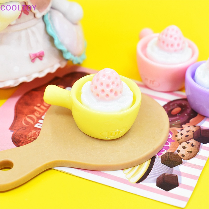 Cooltoy Set 5 Mô Hình Bánh Ngọt / Món Tráng Miệng Mini Dễ Thương Trang Trí Nhà Búp Bê DIY