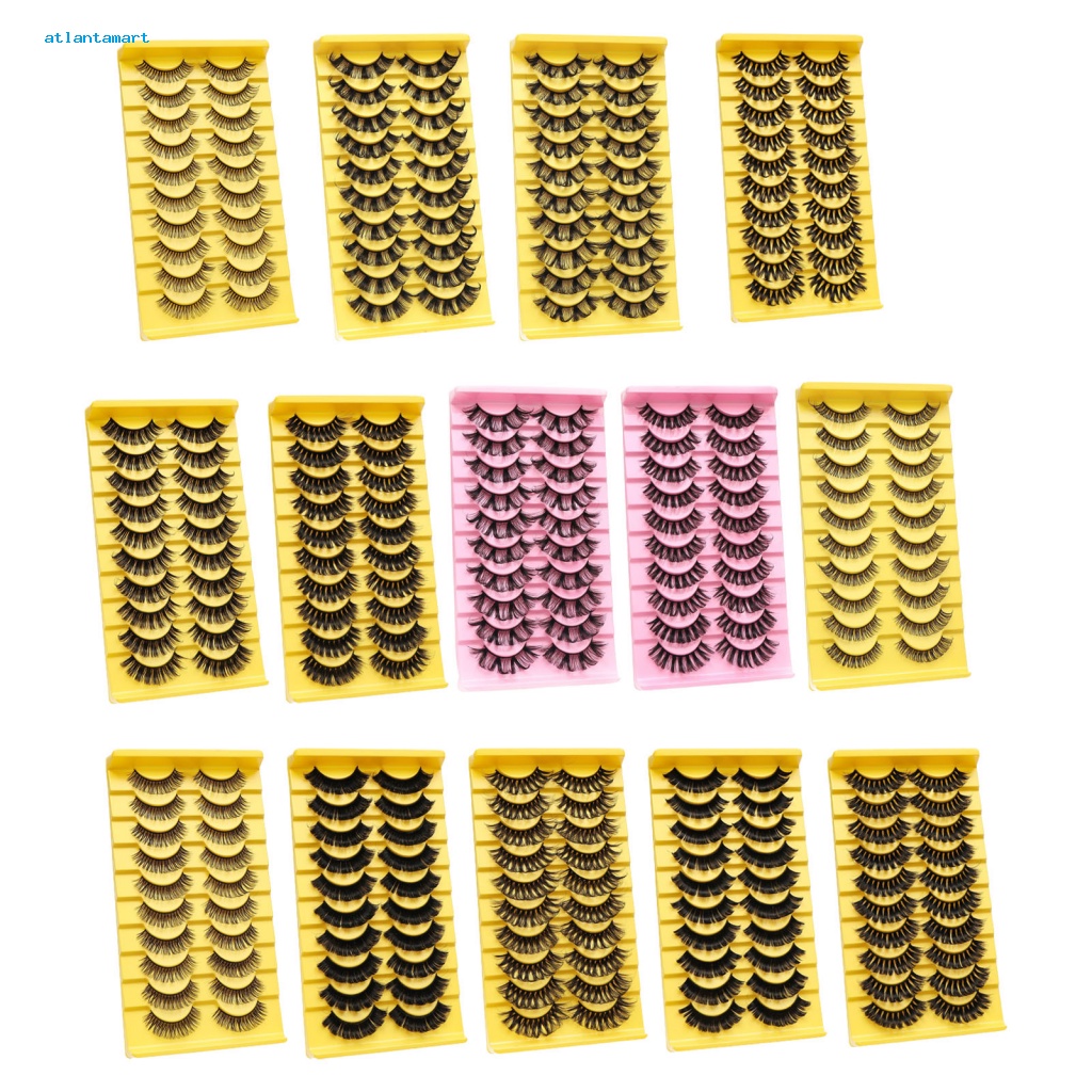 Túi Đựng Đồ Dùng Cao Cấp Tiện Dụng| Set 10 Cặp Lông Mi Giả 3D Hiệu Ứng Nước Nga