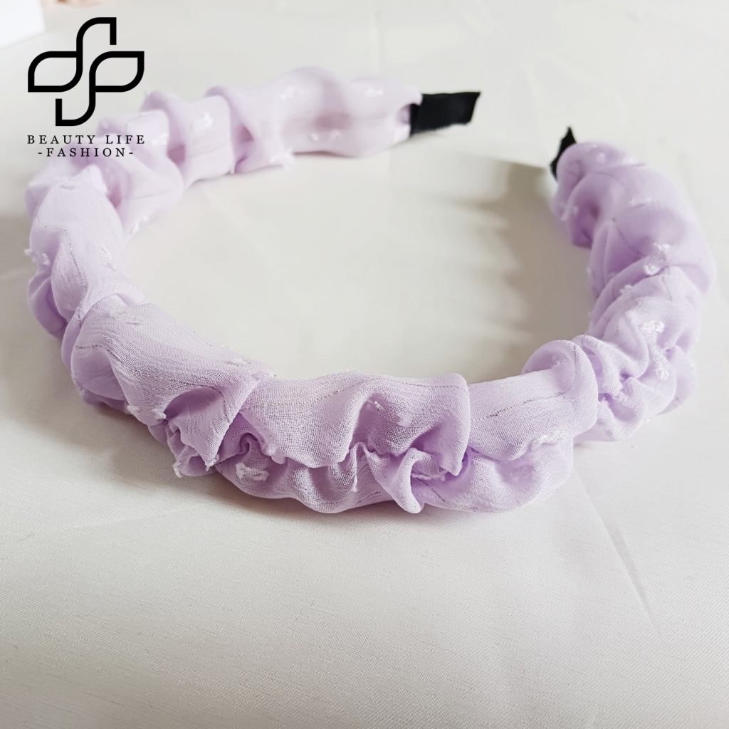 Băng Đô Vải Màu Trơn Viền Mềm Mại Đa Năng Chống Trầy Xước