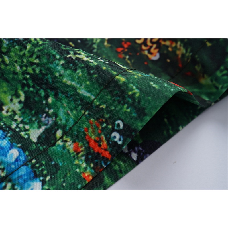 Áo Thun Tay Ngắn L888v- Thời Trang Đường Phố Cổ Điển Mới Nhất 2023 In Họa Tiết Hoa Nhỏ