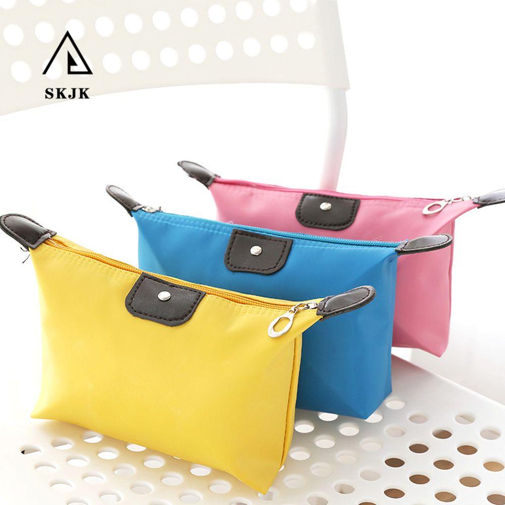 Túi Đựng Đồ Trang Điểm Bằng Nylon Chống Nước Sức Chứa Lớn Tiện Dụng Cho Nữ