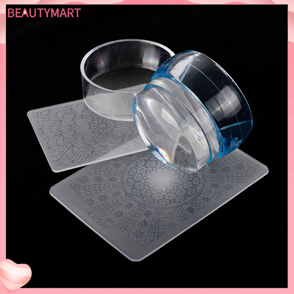 Dụng Cụ Đóng Dấu Trang Trí Móng Tay Nghệ Thuật Tái Sử Dụng Tiện Lợi