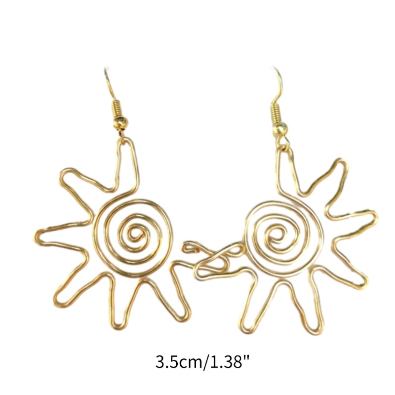 Bông Tai Hình Hoa Hướng Dương Cỡ Nhỏ Phong Cách Retro Dễ Thương