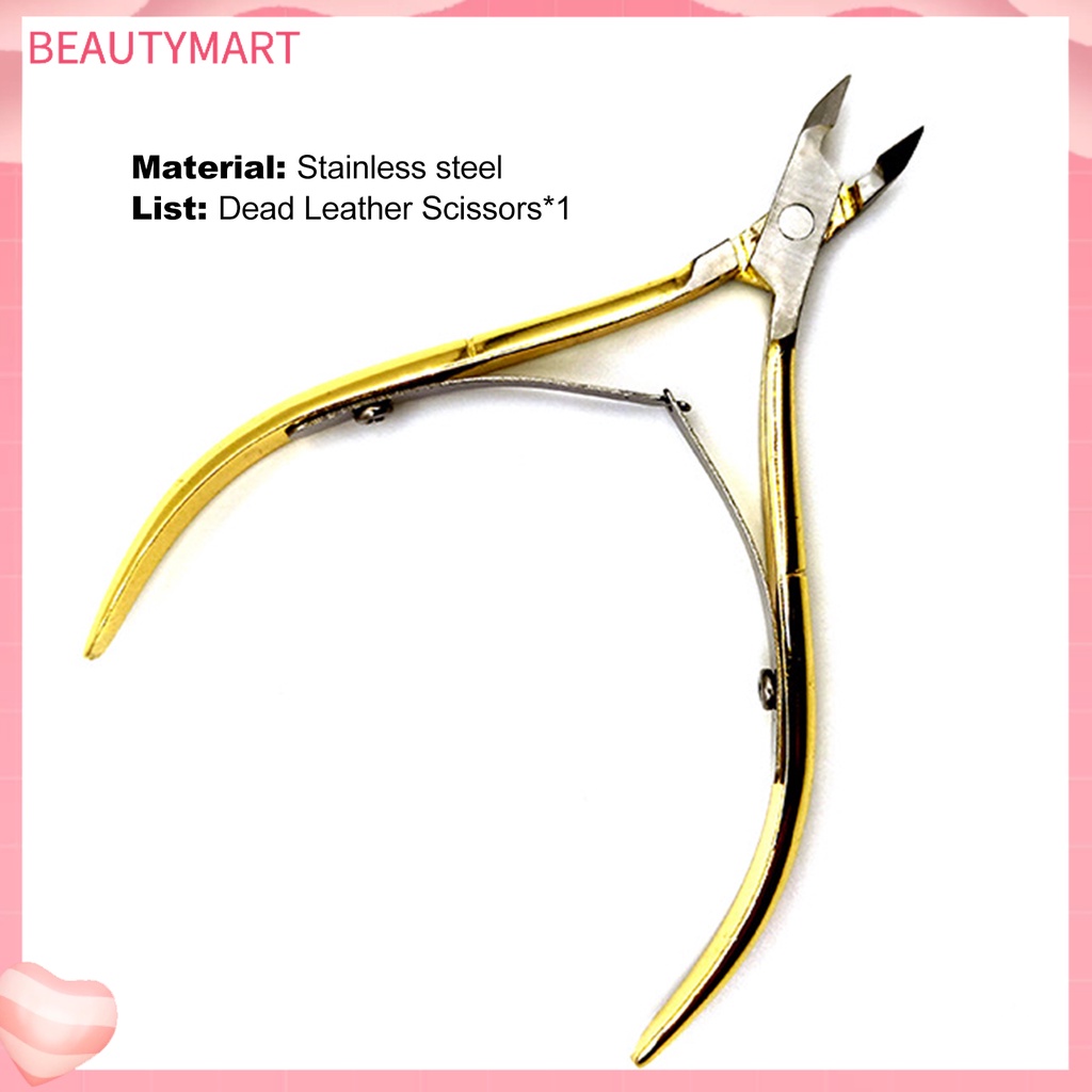 Kềm Cắt Móng Hai Lò Xo Bằng Thép Không Gỉ Chống Mài Mòn Loại Bỏ Da Chết